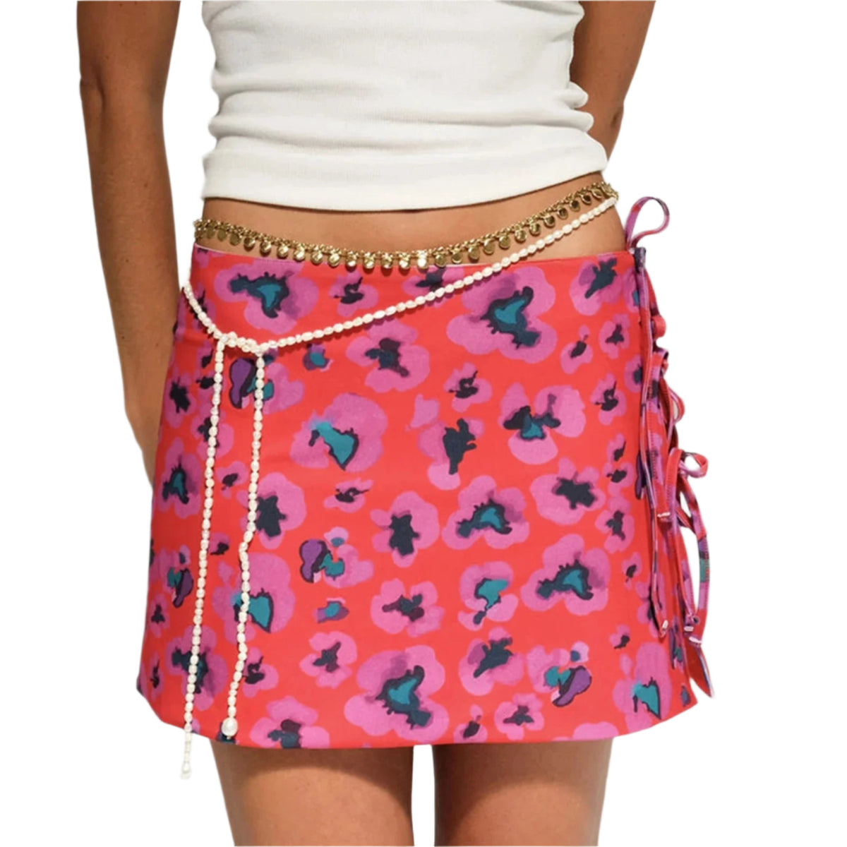 Tie-Dye Bodycon-Rock für Damen