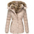 Warme Baumwoll-Steppjacke für Damen
