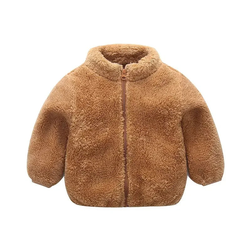 Warme Kinder-Fleecejacke