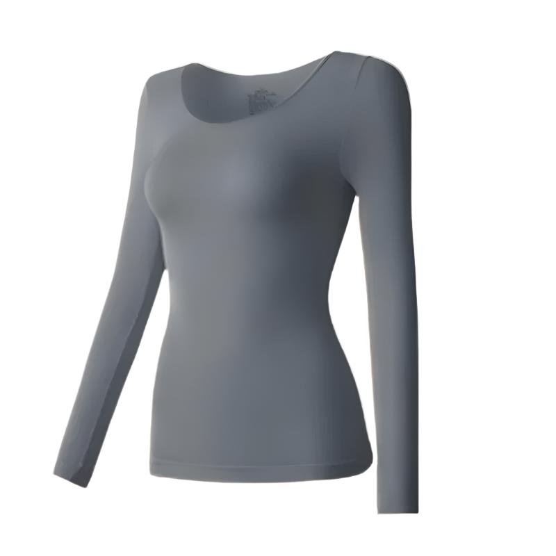 Dünnes langärmeliges Thermohemd für Frauen