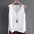 Ärmellose Strickbluse für Damen