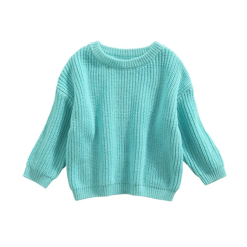 Lässiger Strickpullover für Kinder