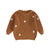Blumenstrickpullover für Kinder