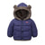Kinder-Kaschmirjacke mit Kapuze