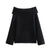 Off-Shoulder-Strickpullover für Frauen