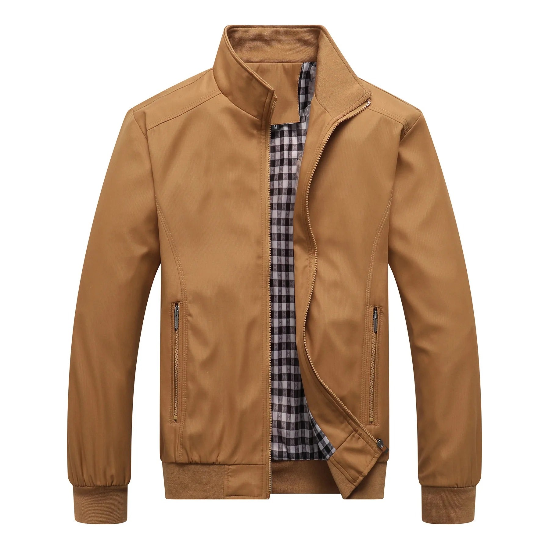 Heren Casual Slank Bomberjacke