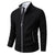 Warme Herren-Fleece-Strickjacke mit Reißverschluss