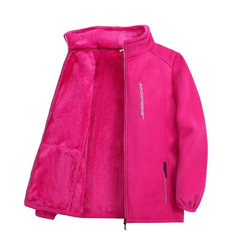 Warme Winter-Fleecejacke für Damen