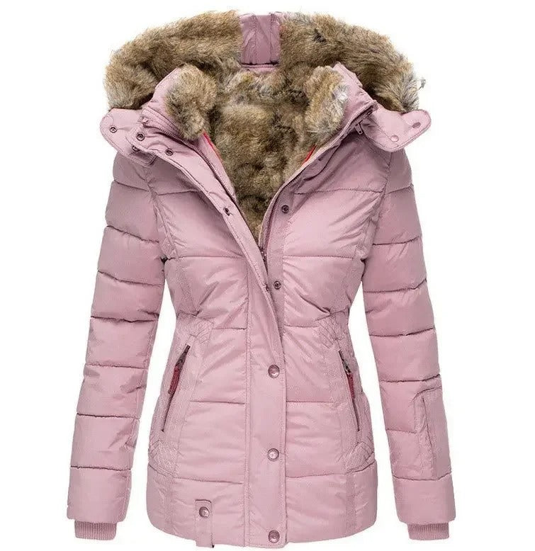 Warme Baumwoll-Steppjacke für Damen