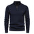 Herren-Strickpullover mit hohem Kragen