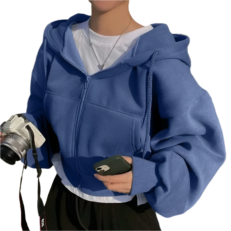 Dames Übergroßes Kapuzenoberteil