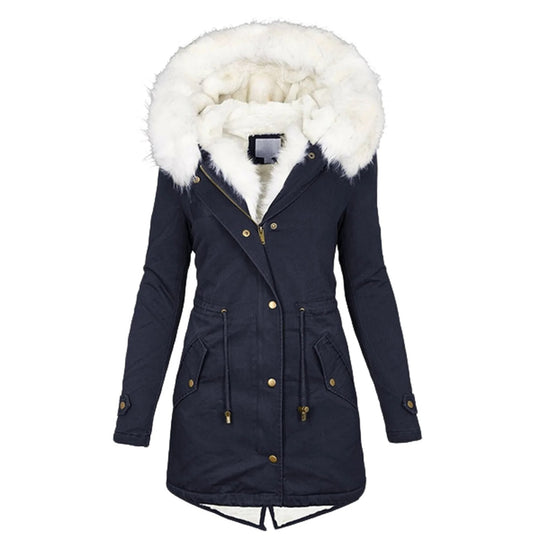 Kapuzenjacke aus Baumwolle für Frauen