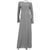 Klassisches lockeres Strickkleid für Damen