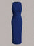 Kleid mit faltiger Taille für Frauen