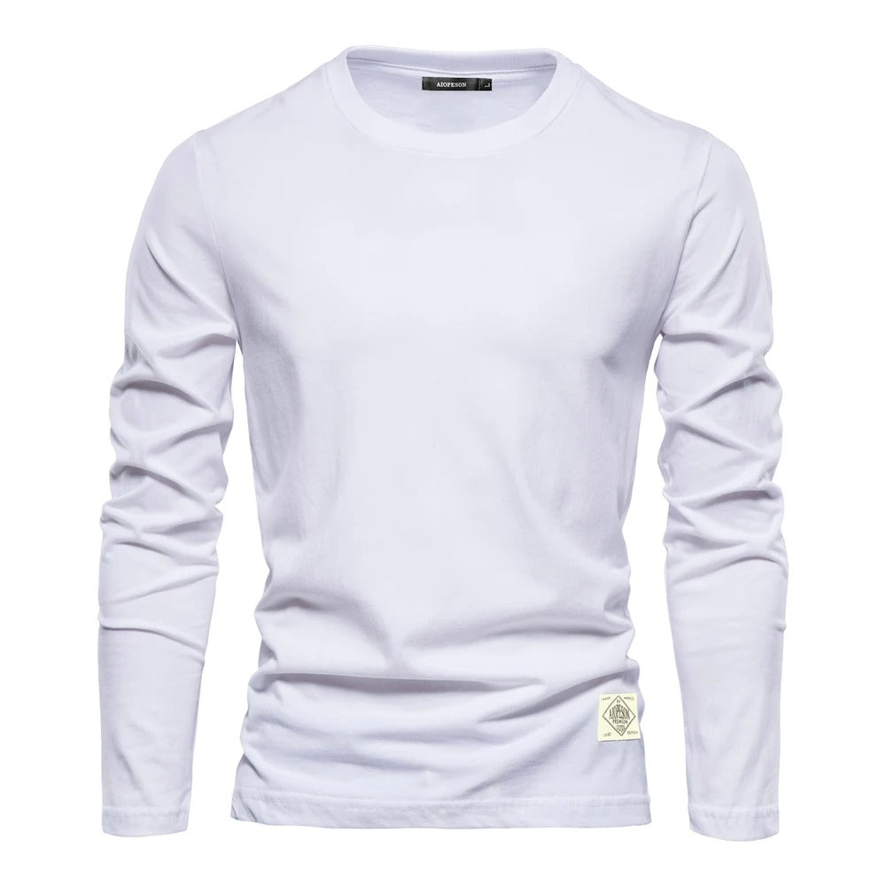 Klassisches Langarm-T-Shirt für Männer