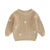 Blumenstrickpullover für Kinder