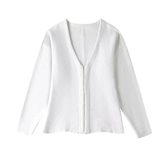Gehäkelte Strickjacke für Frauen