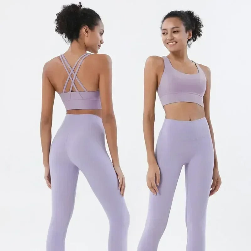Fitness-Sportbekleidungsset für Frauen