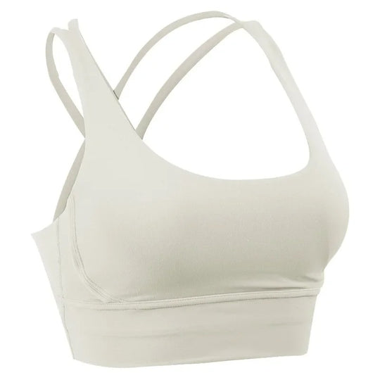 Atmungsaktiver Cross Back Sport-BH für Frauen