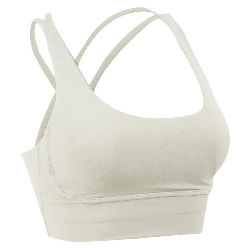 Atmungsaktiver Cross Back Sport-BH für Frauen
