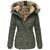 Warme Baumwoll-Steppjacke für Damen