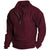 Herren-Sweatshirt mit halbem Reißverschluss und Stehkragen