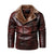 Herren Lederjacke mit Fellkragen