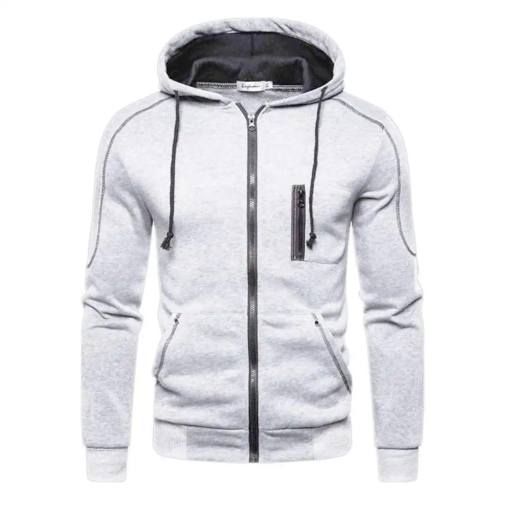 Pullover mit Kapuze und Reißverschluss für Männer