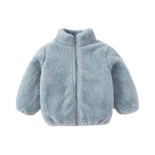 Warme Kinder-Fleecejacke