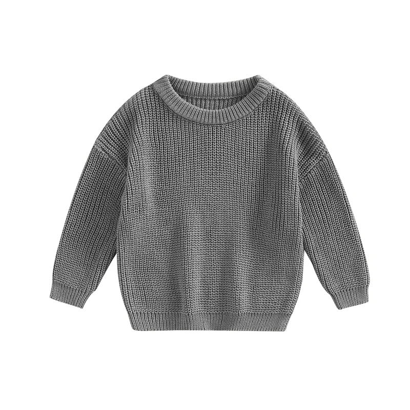 Lässiger Strickpullover für Kinder
