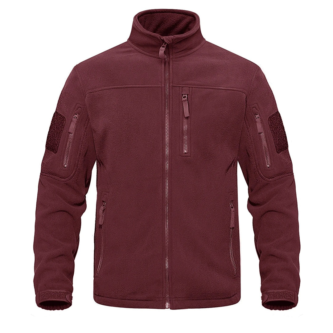 Herren-Fleece-Thermojacke mit durchgehendem Reißverschluss