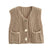 Strickjacke für Damen mit Metallknöpfen