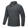 Fleece-Pullover mit halbem Reißverschluss für Männer