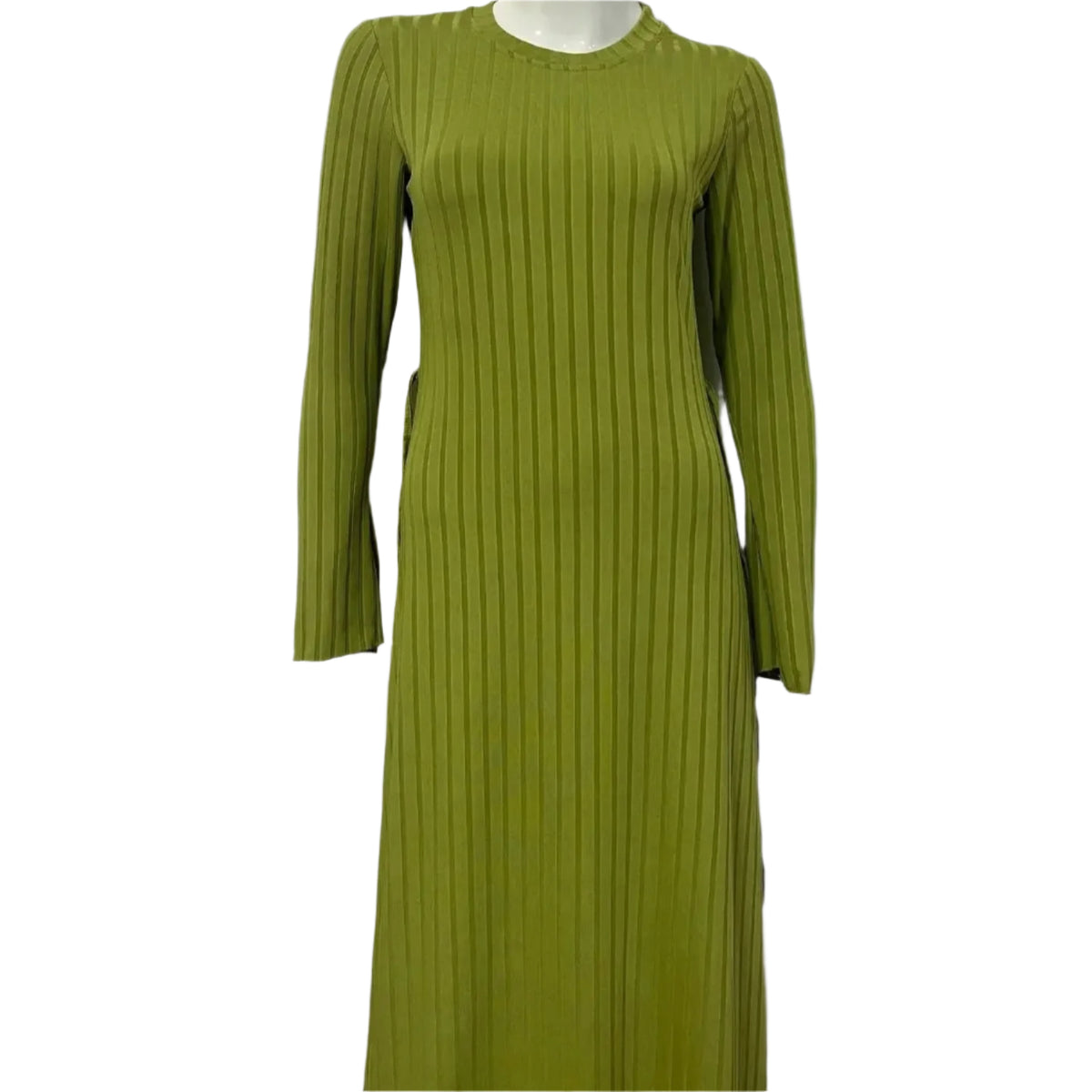 Klassisches lockeres Strickkleid für Damen