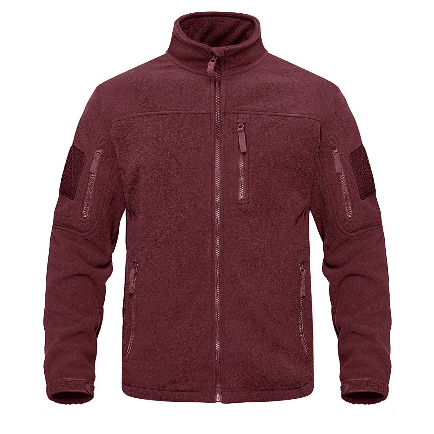 Herren-Fleecejacke mit durchgehendem Reißverschluss