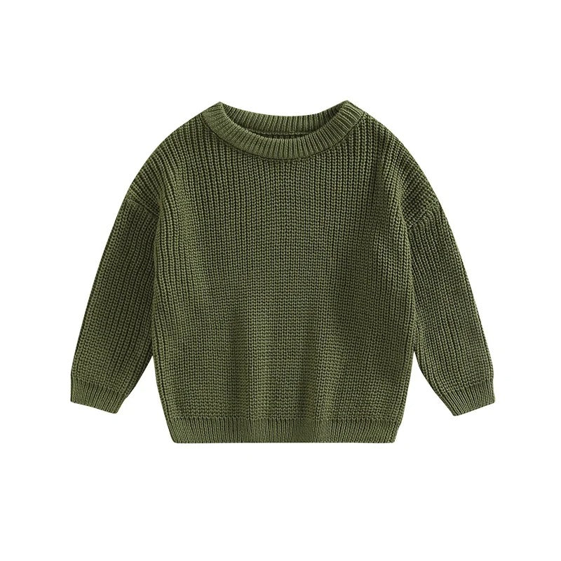 Lässiger Strickpullover für Kinder