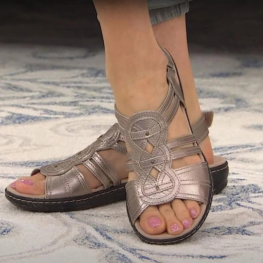 Variant image for Damen Sandalen Ergonomisch Stilvoll mit Fußgewölbeunterstützung aus Synthetik für Sommerschuhe-37