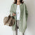 Damen Strickjacke Langarm Knopfverschluss Baumwoll-Acryl-Mischung 3