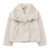 Warmer Plüschpelzmantel für Damen