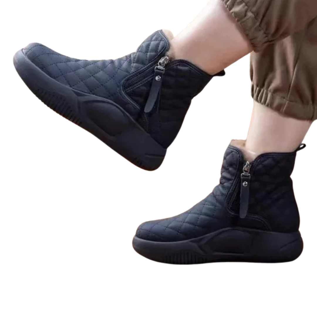 Winter-Schneestiefel mit dickem Boden