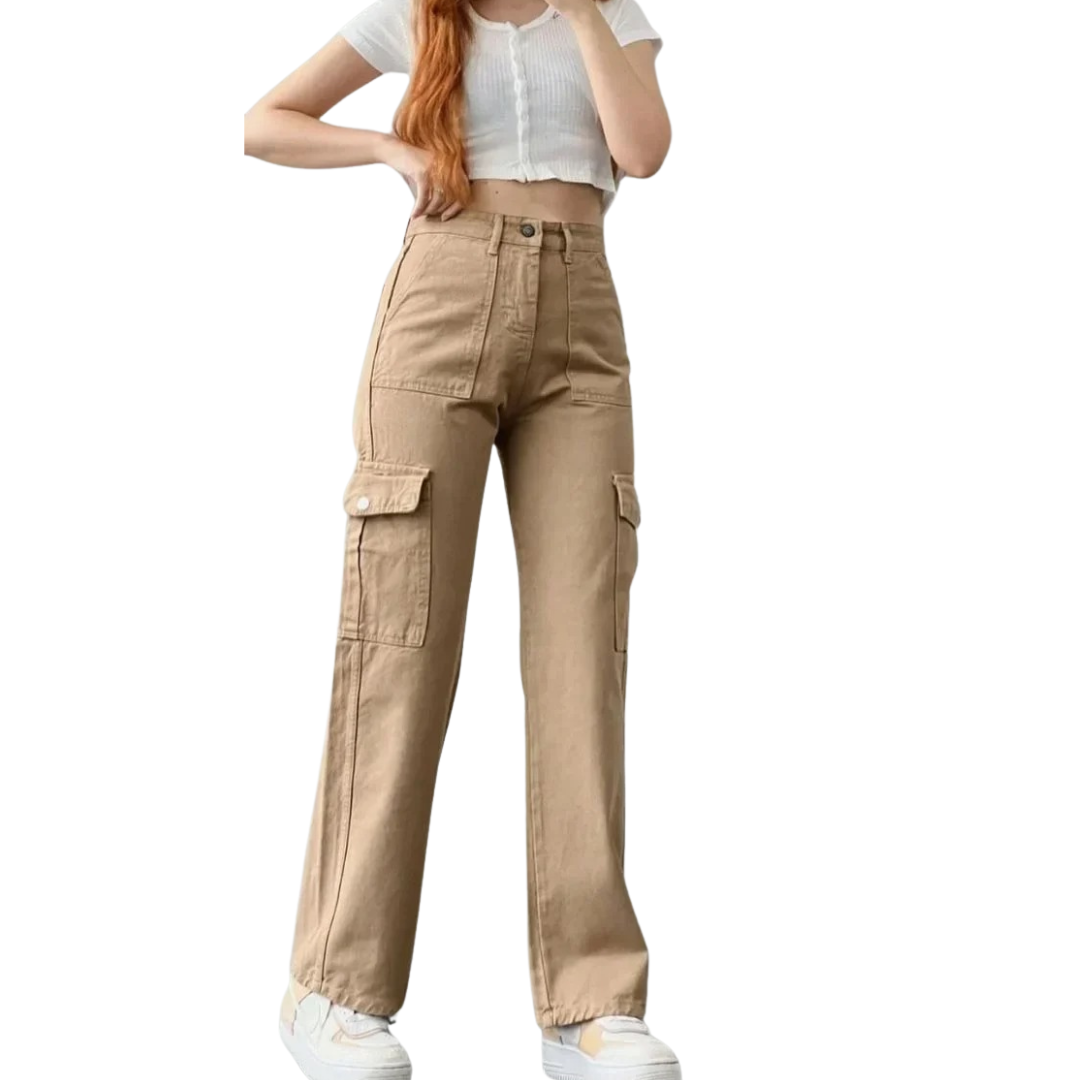 Multi Pocket Cargohose für Damen