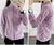 Bedruckte gebürstete Fleecejacke für Frauen