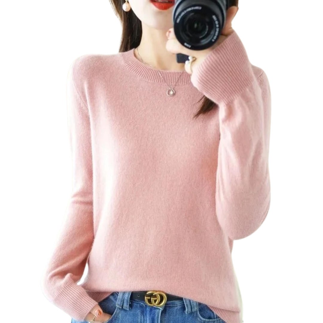 Lässiger Strickpulli für Frauen