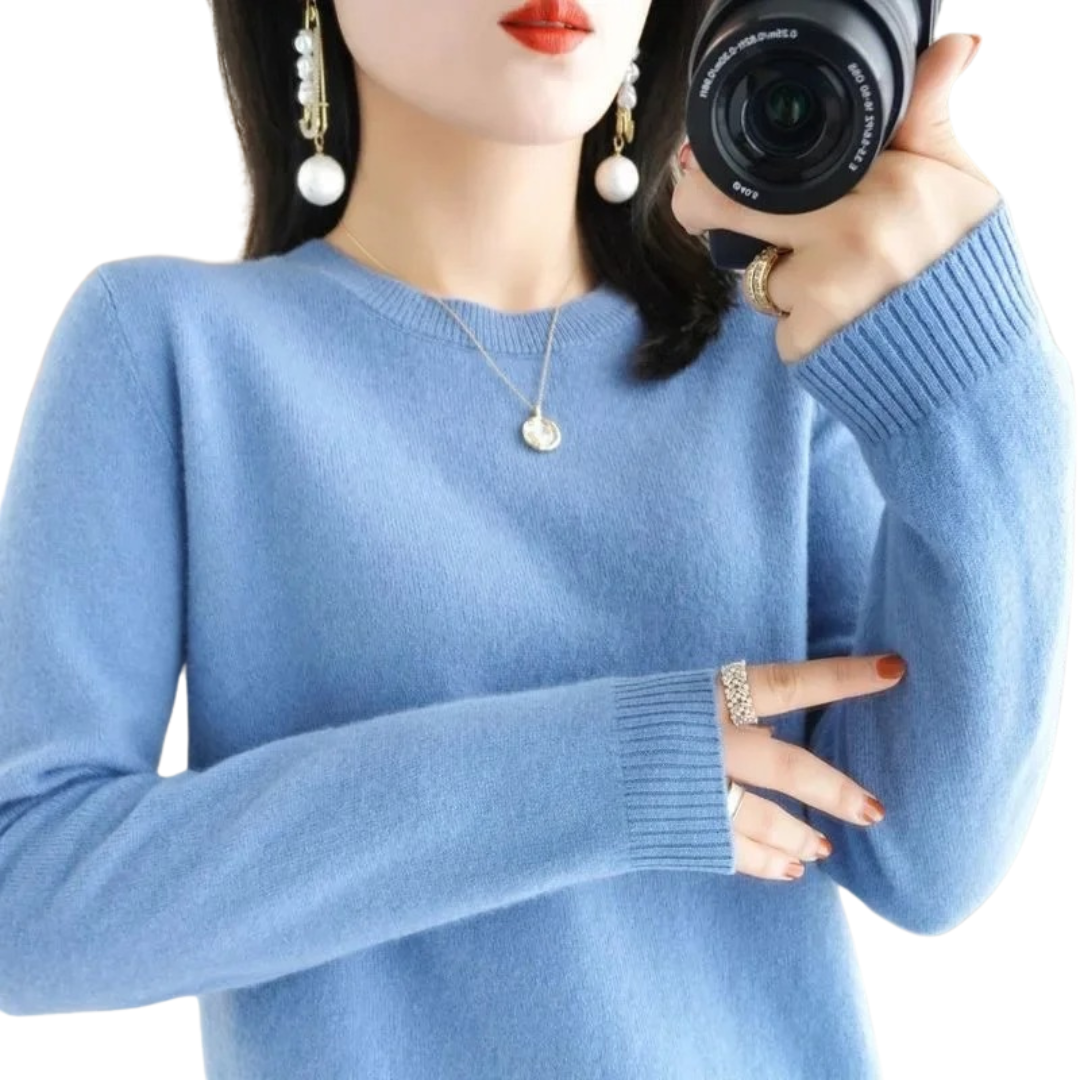 Lässiger Strickpulli für Frauen