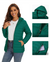 Leichte Kapuzen-Pufferjacke für Frauen