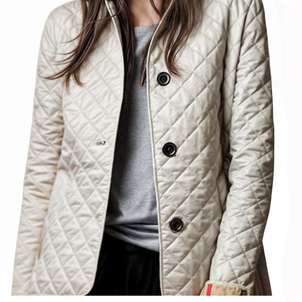 Damen-Steppjacke mit Umlegekragen