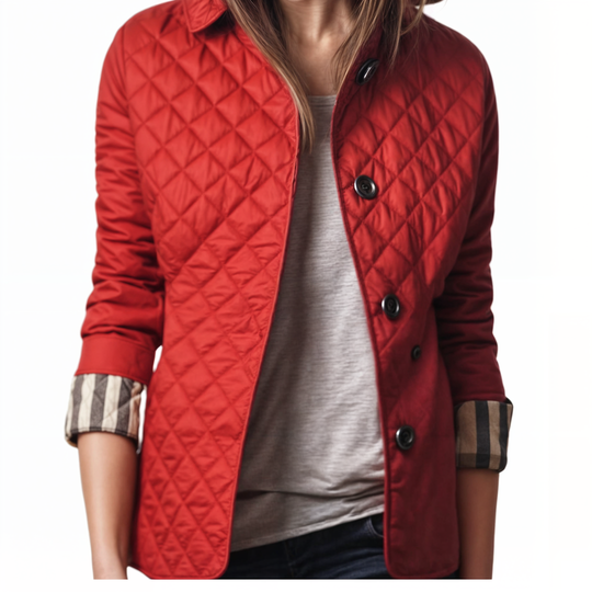 Damen-Steppjacke mit Umlegekragen