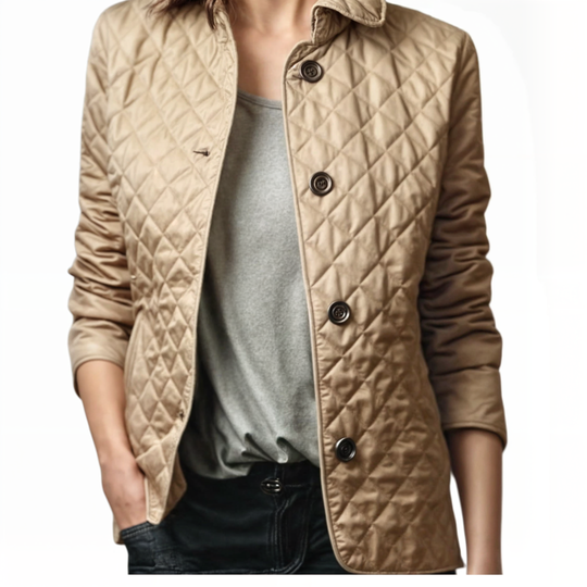 Damen-Steppjacke mit Umlegekragen