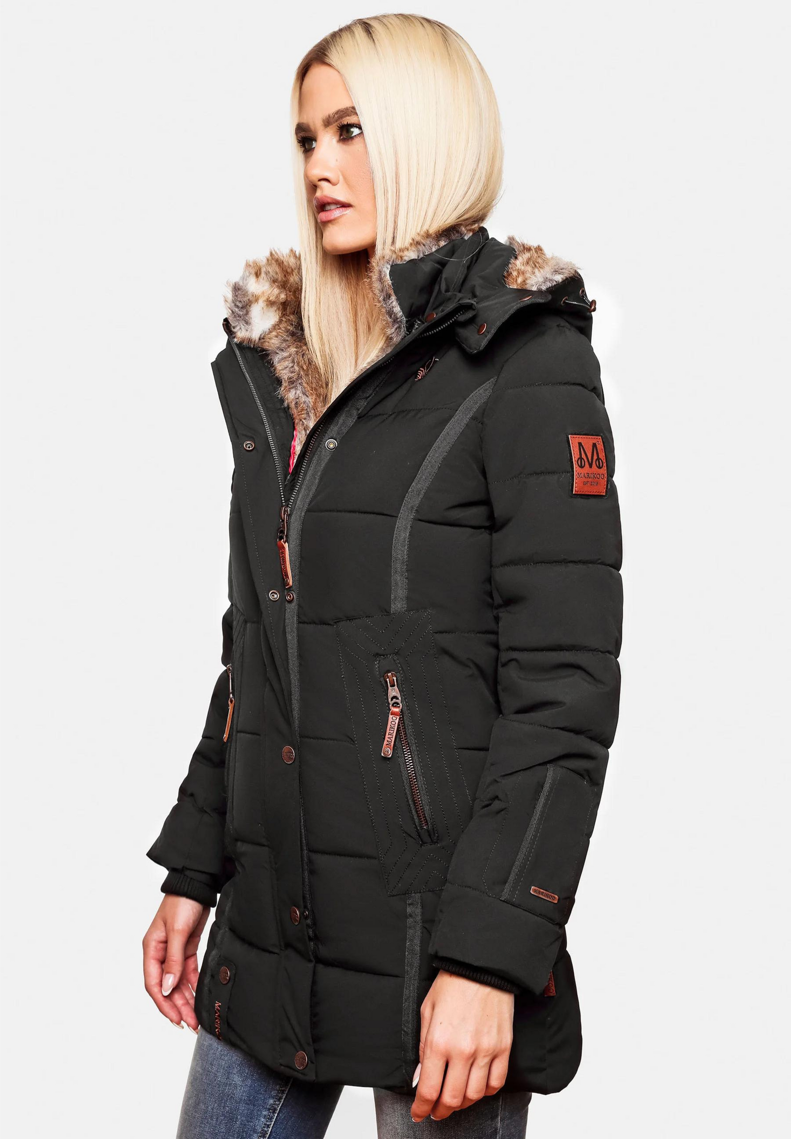 Warme Baumwoll-Steppjacke für Damen