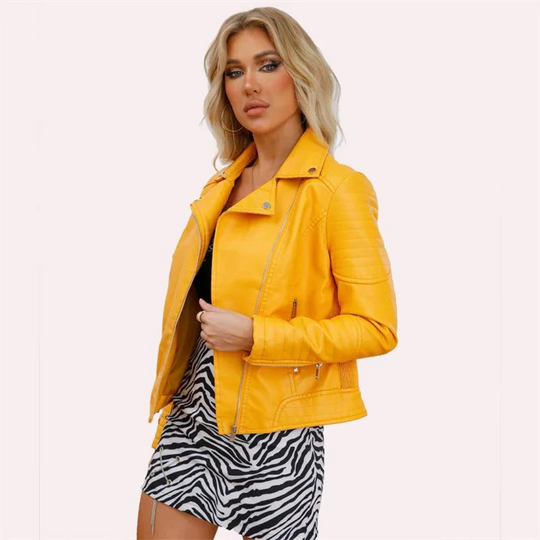 Lederjacke für Frauen
